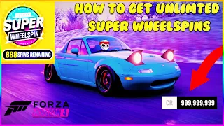 How To Get UNLIMITED SUPER Wheelspins - Forza Horizon 4 *WORKING 2021*