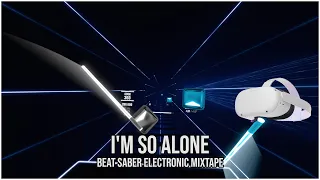 Marshmello - Alone | Beat Saber Electronic Mixtape | Expert FC | Quest 2 + AirLink