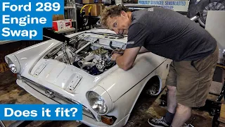 In goes the Ford 289 | Sunbeam Tiger engine swap project - Ep. 7