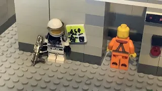 scp 096 containment breach in LEGO