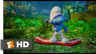Smurfs: The Lost Village (2017) - Branch-Boarding Scene (2/10) | Movieclips