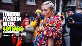 Streetstyle from Day 3 of #londonfashionweek February 2024