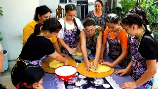 Cooking Master Class with 10 Shelter Girls | Delicious Food | Village Life Chef