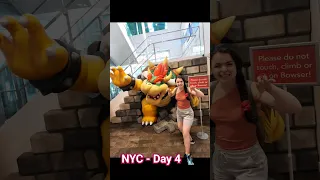 The #Nintendo Store 🎮 & Radio City Music Hall Backstage Tour 🎶 | #NYC - Day 4 | Part 1🗽 #Shorts