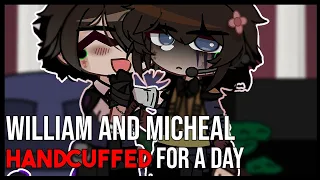 William And Micheal HANDCUFFED For A Day || Aftons || Afton Family || Gacha Club || FNAF ||