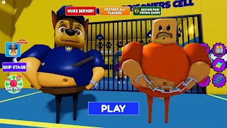 PAW PATROL BARRY'S PRISON RUN! Obby Update #roblox #obby