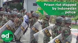 Prison riot stopped by Indonesian police
