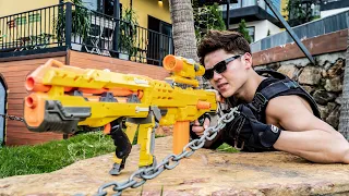 LTT Nerf War : SEAL X Warriors Nerf Guns Fight Criminal Dr Lee Arrest Captain Escape Journey