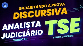 Gabaritando a discursiva do TSE AJAJ (cargo 18) | Equipe Mago da Redação