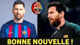 🚨 La date de retour de Messi au Barça connue ! le retour de Lionel Messi au FC Barcelone relancée !