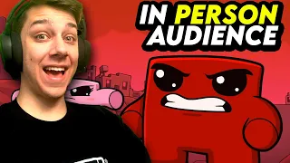 So I did a Speedrun of Super Meat Boy in front of a LIVE Audience