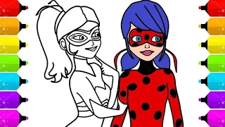 The Art of Markers: Transforming Chloé into Queen Bee and Miraculous Ladybug 🐞 Colorful Masterpieces