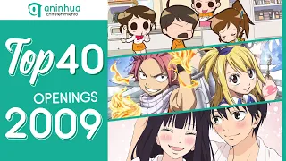Top 40 Anime & Aenimeisyeon Openings 2009