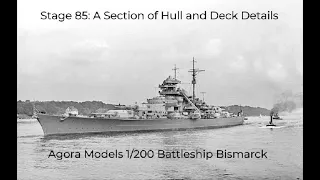 Agora Models 1/200 Battleship Bismarck Pack 8 Stage 85