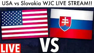 USA vs Slovakia World Juniors Live Stream (Quarterfinals 2021 IIHF Reaction WJC NHL Draft)