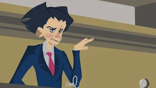 Ace Attorney Blooper Animation