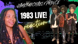 Michael Jackson and Prince on stage with James Brown Reaction!