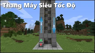 ✔ Cách Làm Thang Máy Siêu Tốc Độ Trong Minecraft