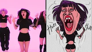 BLACKPINK - 'How You Like That' DANCE PERFORMANCE - DRAWING MEME | HEAR