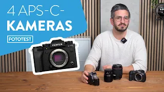 4 Systemkameras mit APS-C-Sensor | Sony, Canon, Nikon & Fujifilm im Test Review | deutsch