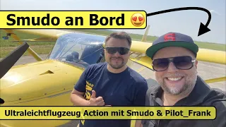 Smudo & Pilot_Frank fliegen Ultraleichtflugzeug