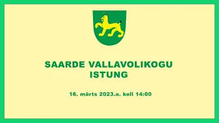 Saarde Vallavolikogu istung 16.03.2023 kell 14:00