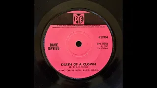 Dave Davies (Death of a Clown) Mono & Stereo both orig. mixes