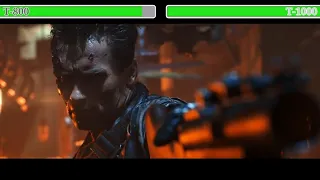 T-800 vs T-1000 with Healthbars / Final Fight | Part 1