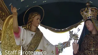 Trionfale Arrivo in Piazza Don Diego 2013 dei Cerei e del Sacro Fercolo della Madonna Annunziata