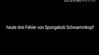Drei Fehler bei der Serie Spongebob Schwammkopf