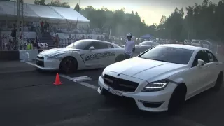 Unilm 500+ Nissan GTR MK.1 vs Mercedes CLS63 AMG Gorilla Racing