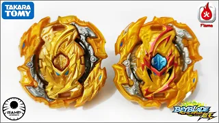 GOLD TURBO LORD SPRIGGAN (Takara Tomy VS Flame) | Real VS Fake | Beyblade Burst Superking Bootleg