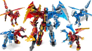 Super10X Dragonius Travel Through Time Infernus Siberus Assemble 3 Stage Transformation