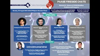 PAASE Fireside Chats Episode 24 Science of COVID Modelling: Problems and Prospects