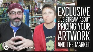 Exclusive Live Stream About Pricing Your Artwork And The Market - Tips For Artists