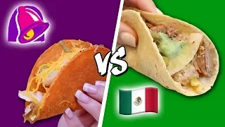 Taco Bell VS AUTHENTIC Mexican Food