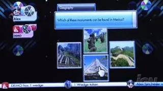 Trivial Pursuit Nintendo Wii Gameplay - CES 2009: