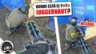 MINIGUN AIRSOFT FAILS❗️ ☢️ ▬ JUGGERNAUT 🔥 ▬ AIRSOFT WAR