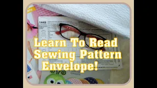 Learn to Read a Sewing Pattern Envelope