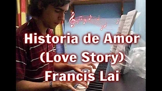 Historia de Amor (Love Story) Piano Solo - Francis Lai.