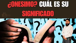 Onesimo su SIGNIFICADO y Servicio para Filemón - Juan Suaste