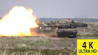 Thors Hammer Leopard 2A7 DK Live Firing Hærens Kampvogn Kampfpanzer Main Battle Tank MBT Forsvaret