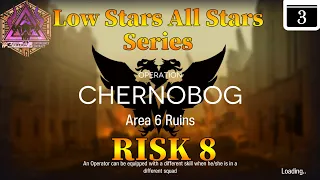 Arknights CC#3 Day 3 Area 6 Ruins Risk 8 Guide Low Stars All Stars