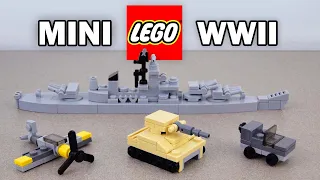 Mini Lego Vehicles Tutorial Part 7: WWII Vehicles