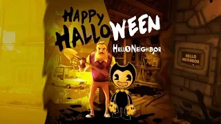 HELLO BENDY?! - HELLO NEIGHBOR + BENDY HALLOWEEN CROSSOVER