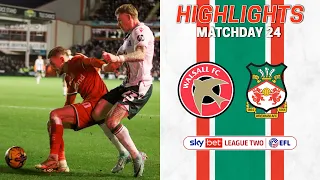 HIGHLIGHTS | Walsall vs Wrexham AFC