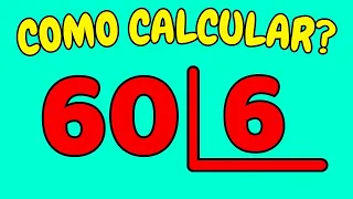 COMO CALCULAR 60 DIVIDIDO POR 6?| Dividir 60 por 6