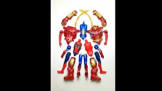 UNBOXING SUPERHERO, SPIDER-MAN | HULK BUSTER | IRON PATRIOT #avengers #superheroes #shorts