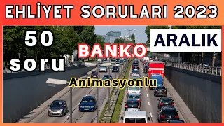 EHLİYET SINAV SORULARI 2023 ARALIK, 2024 OCAK ÇIKMIŞ EHLİYET SINAV SORULARI