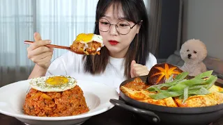 Kimchi Fried Rice & Kimchi Stew Mukbang Asmr